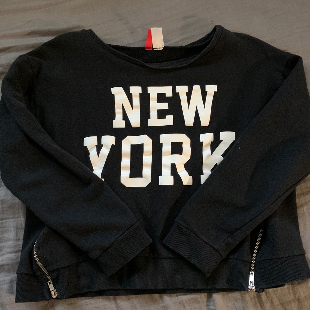 H&M New York Crop Sweater